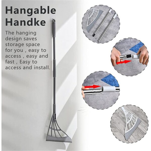 washroom and kitchen wiper with rubber squeegee (random color) - Image 3