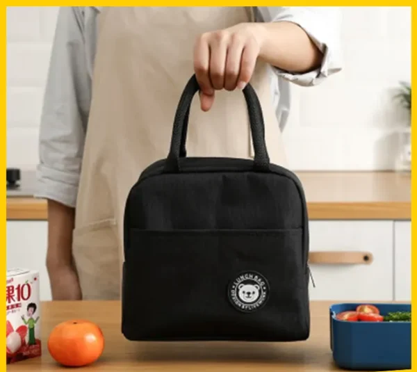 thermal lunch box cold and heat insulation lunch bag (random color) - Image 9