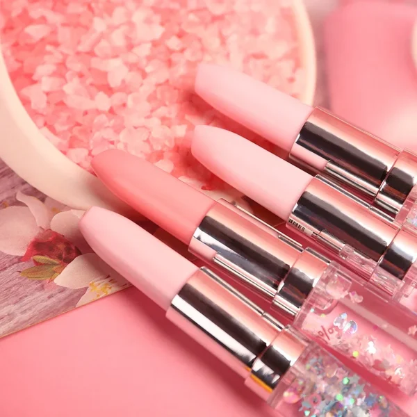 lipstick gel pen colorful cute black ink pen - 1 pc (random colors)
