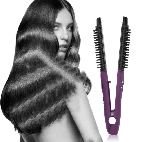 hair straightener and curler style ceramic hair multipurpose curler curlers curling wand iron blow dryer wand styling tools dryer - Image 3