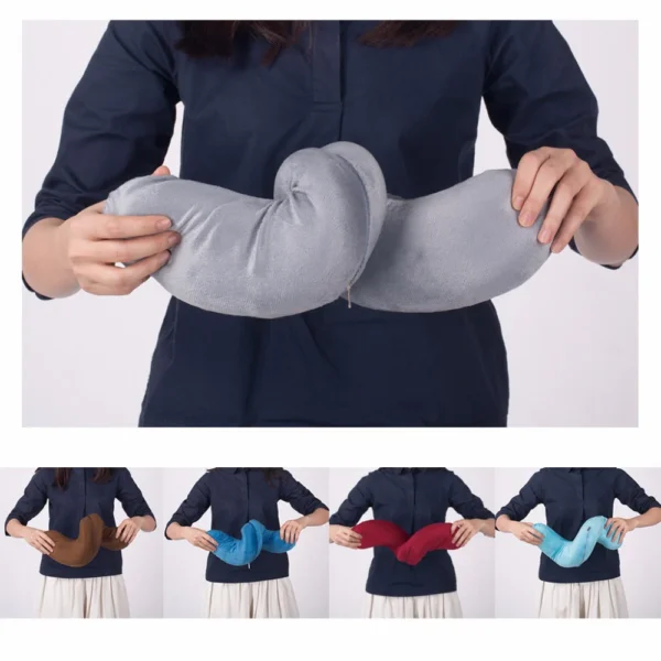 u shaped travel neck pillow extremely soft and comfortable (random color) - Image 10