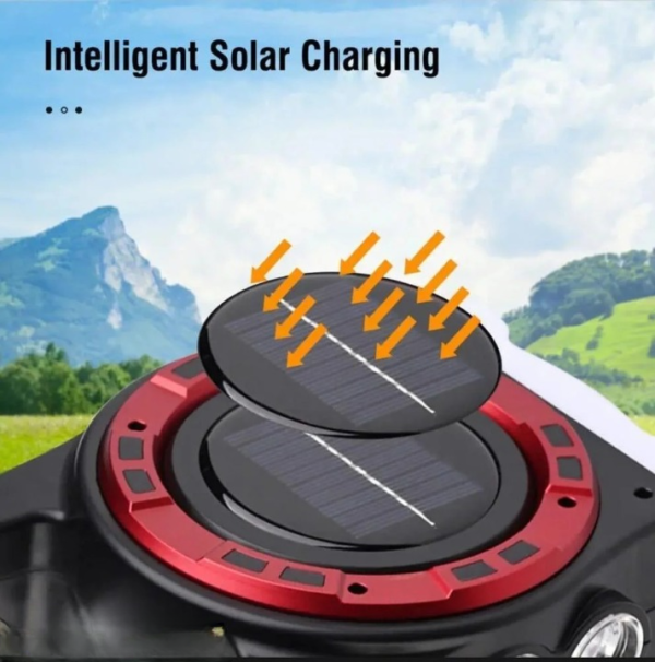 hurry - bolt multifunctional solar outdoor emergency light 20 watt (hb6678c) - Image 2