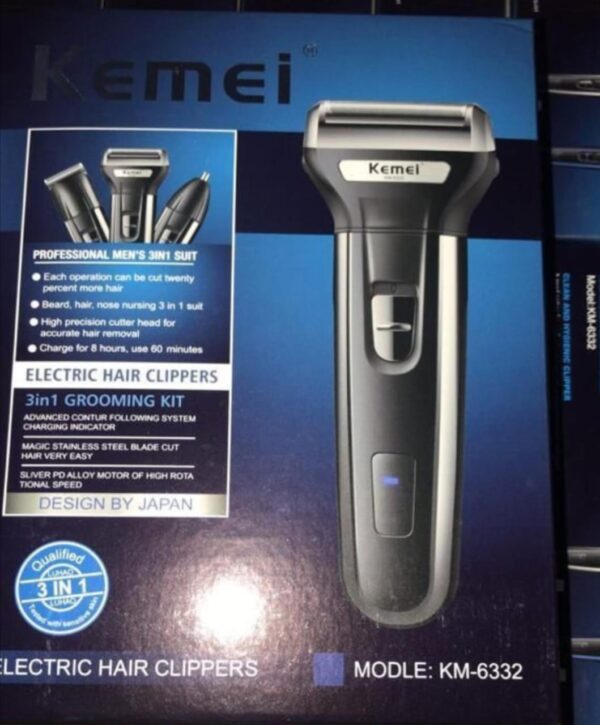 kemei 3 in 1 multifunction trimmer and shaver for men - Image 5