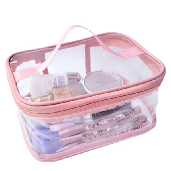 makeup cosmetic clear bag portable transparent travel storage