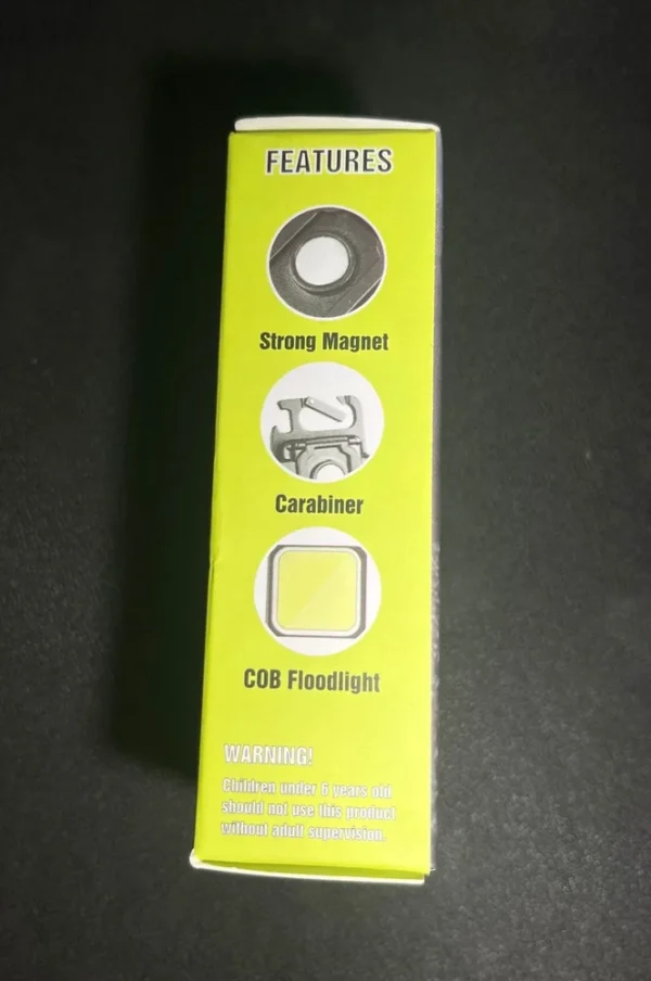black metal led cob light key chain - Image 6