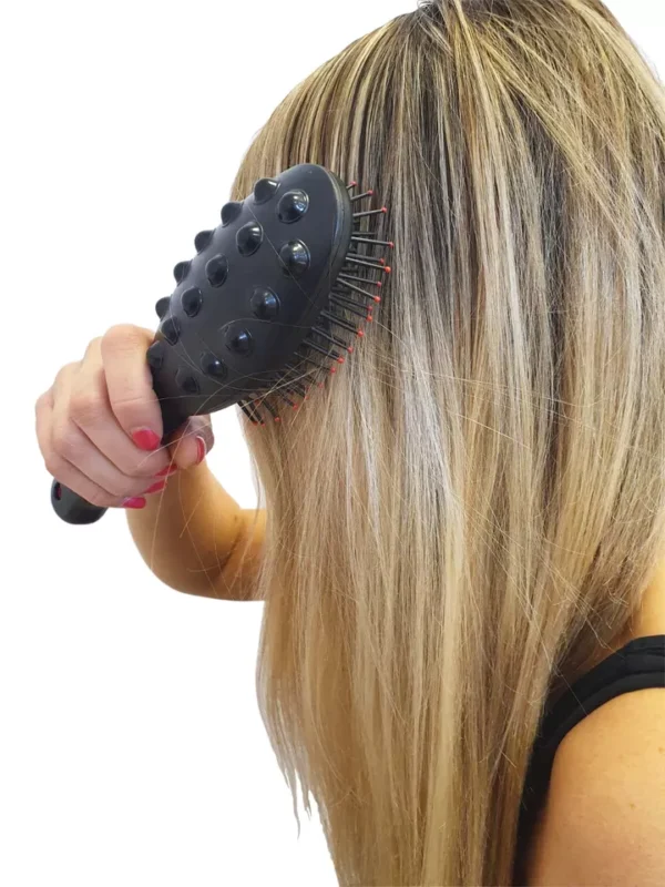 electric wireless massage comb hair growth vibration scalp massager anti hair loss care head massager for relax & stress relief - Image 5