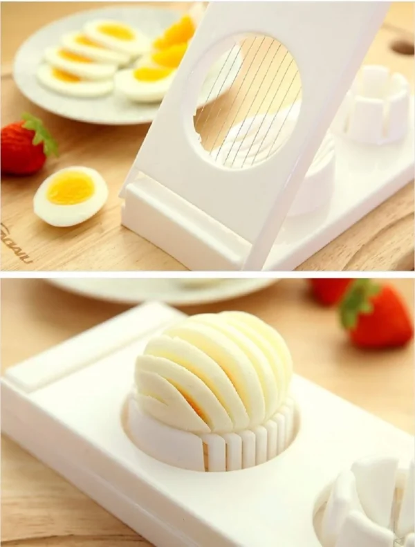 multifunctional egg slicer cutter tool (random color) - Image 5