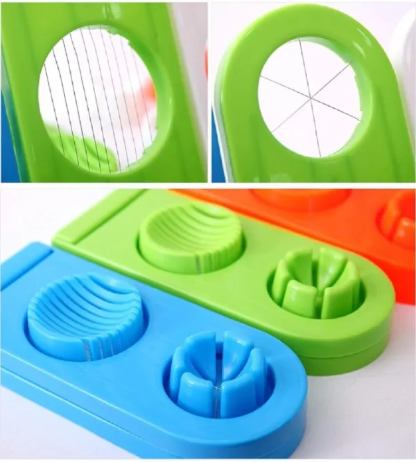 multifunctional egg slicer cutter tool (random color) - Image 6