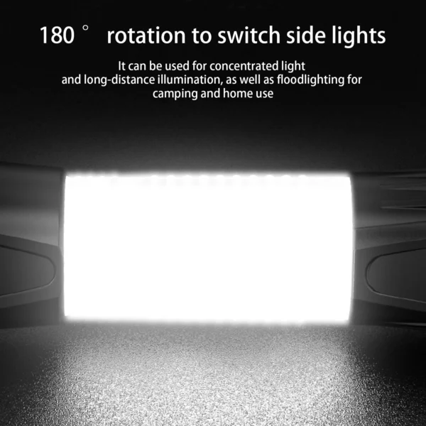 360 degree rotating flashlight outdoor led flashlight rechargeable torch for camping outdoor emergency use - Image 10