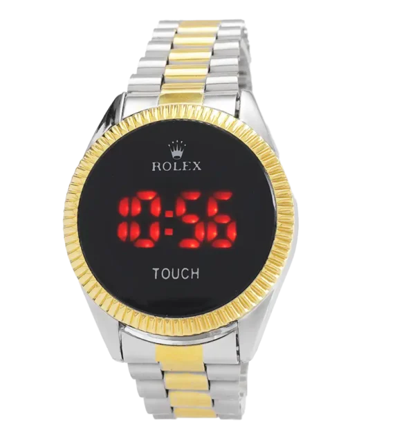 digital rolex fashionable watch for men | best quality rolex watch | led touch screen watch | cell operated watch ( without box )