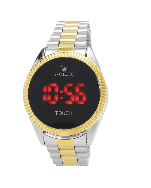 digital rolex fashionable watch for men | best quality rolex watch | led touch screen watch | cell operated watch ( without box ) - Image 6