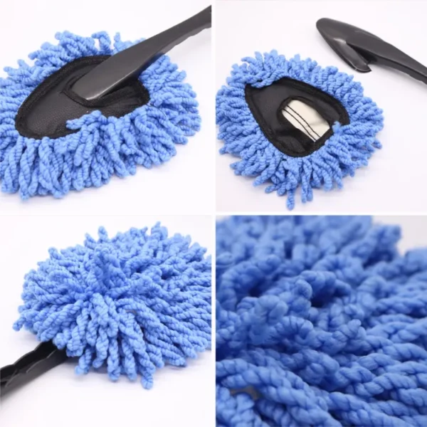 car wash microfiber cleaning brush car collector cleaning dusts mop bristles strong water absorption vehicle cleaning wax mop brush, home cleaning used dust removal dusting tool (random colors) - Image 7