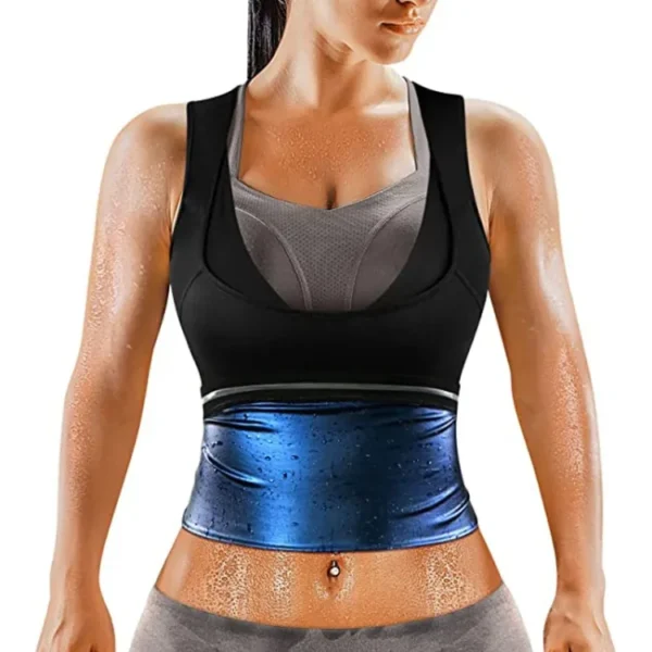 sweat shaper for women polymer vest- instantly shapes and slims - Image 5