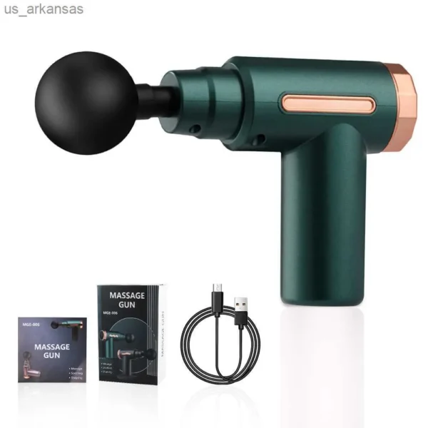 mge-006-1 mini fascia massage gun | handheld muscle deep tissue percussion muscle massager gun (random color) - Image 6