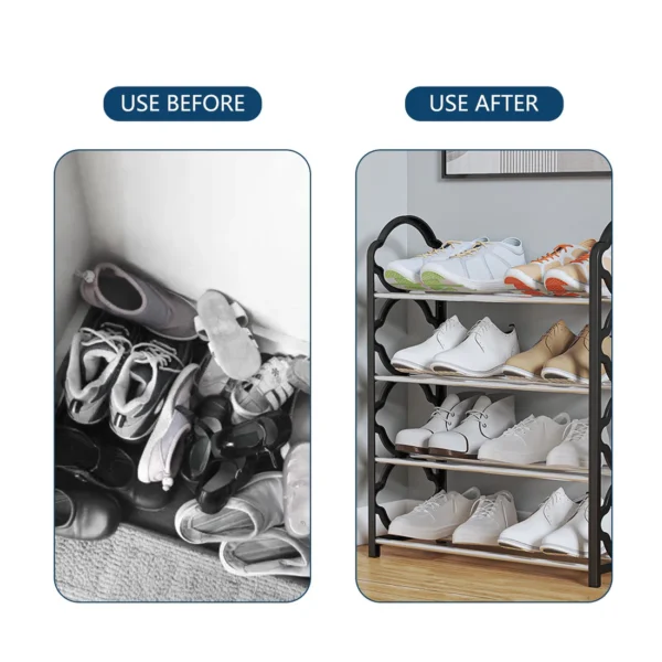 non-breakable floor standing shoes rack - Image 17