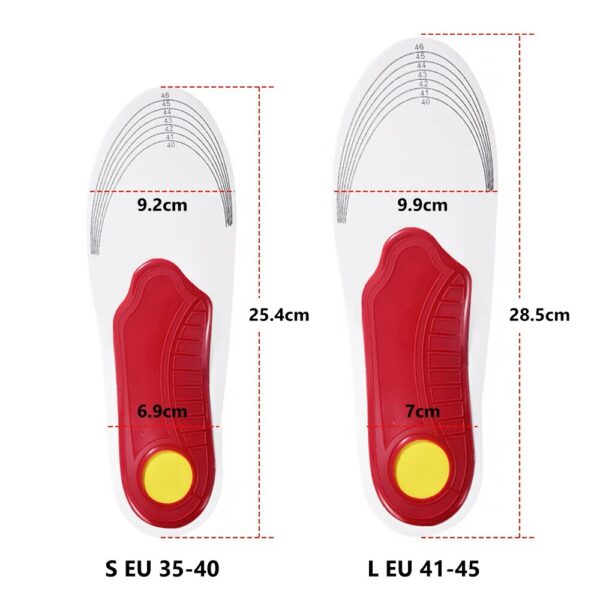 flat feet arch support foot pad insole shoe inserts for foot pain relief for man & woman - Image 8