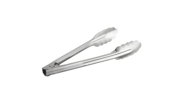 stainless steel bbq tongs (chimta) | kitchen food stainless steel tongs tool heat bread salad bbq baking serving utensil bead clip clamp meat bbq tools buffet - Image 4
