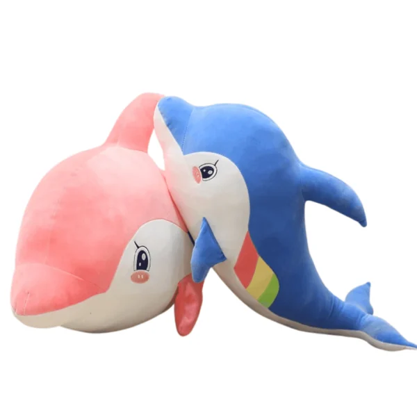 chroma the dolphin | dolphin doll aquarium animal stuff plush toy  sleeping pillow - 65cm (random color) - Image 7