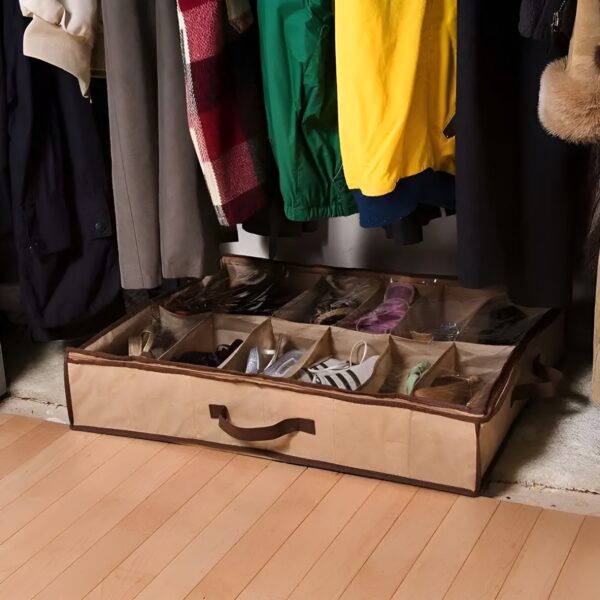 shoe organizer closet/under bed storage | shoe under best quality imported with box - Image 9