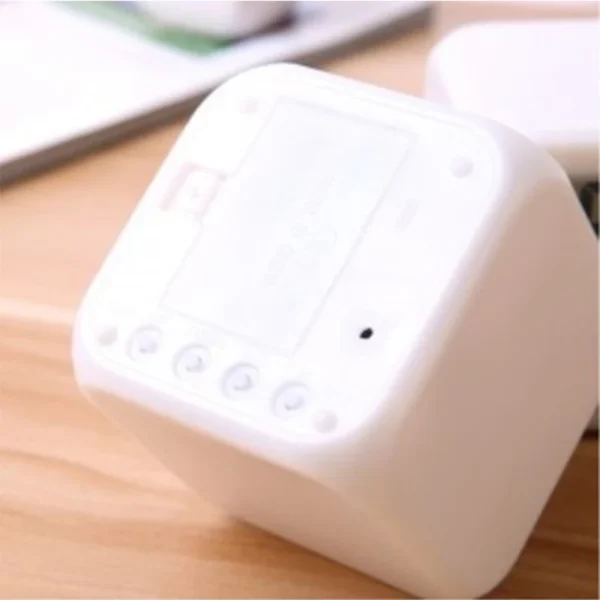 creative alarm clock sublimation led digital clock 7 color changing light night glowing kids desk clock - Image 5