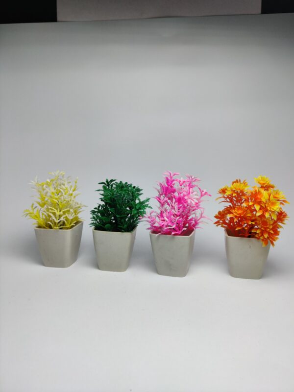 pack of 4 mini planters | artificial decoration mini plants - Image 13