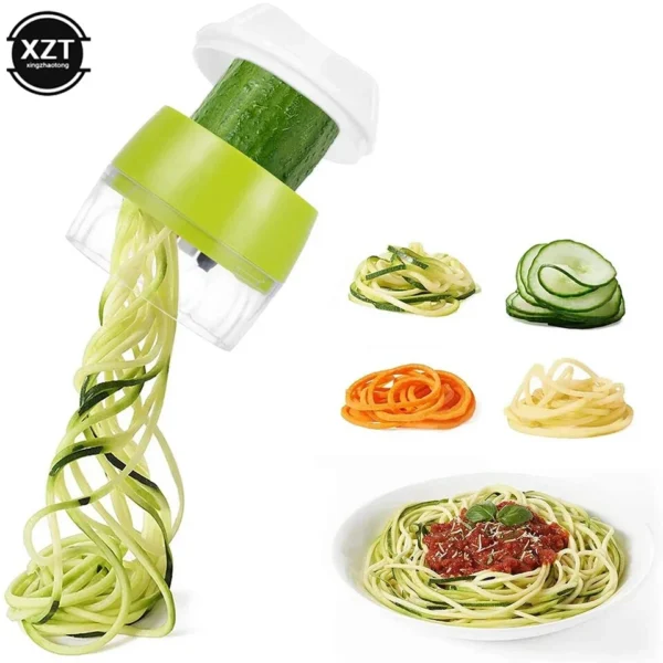4in1 vegetable spiral cutter / bpa-free abs plastic materials and 304 stainless steel blades - Image 6