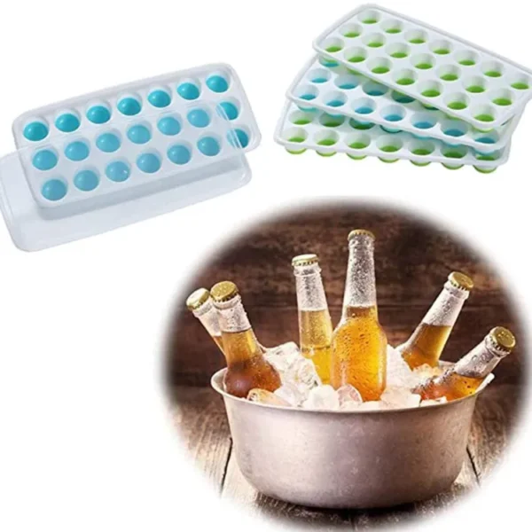 popup ice cube tray silicone mould jelly shots/chocolate (random color) - Image 4