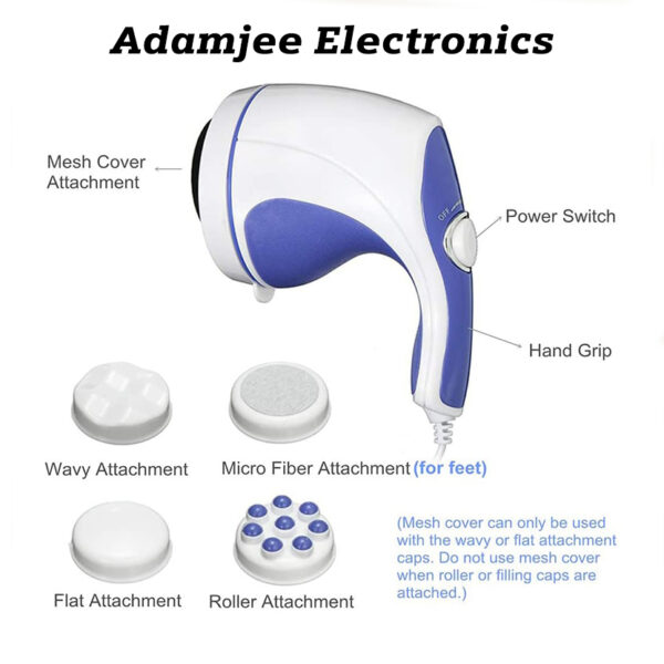 relax and spin tone body massager (3in 1) - Image 7