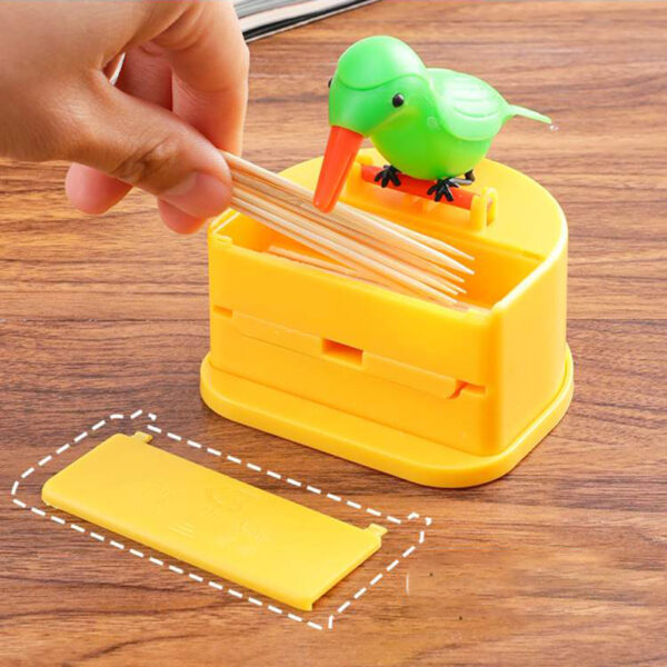 small bird toothpick container press toothpick dispenser storage box - Image 4