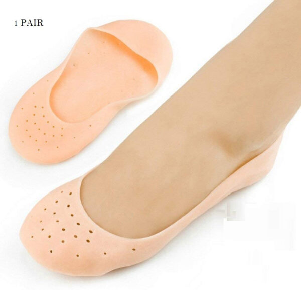 (nw000195) full heel pain anti crack silicone set anti crack full length socks – pair