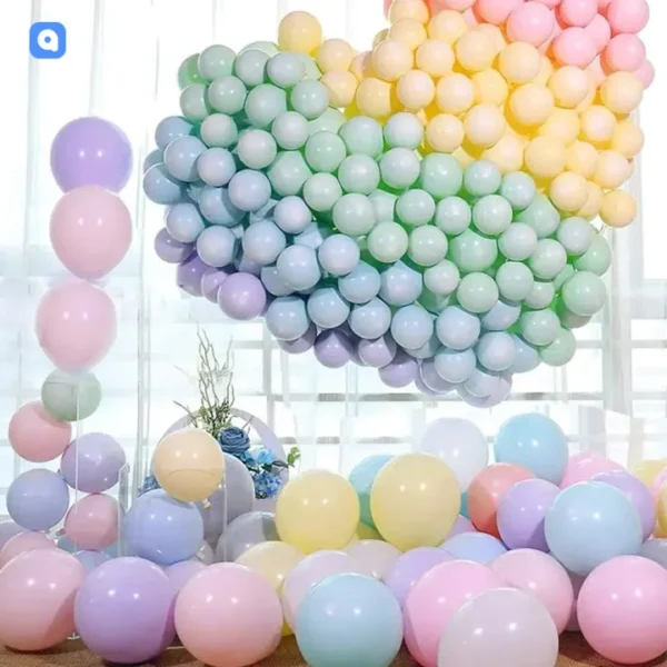 balloons l birthday, baby shower, aqiqah party decorations (random color) - Image 3