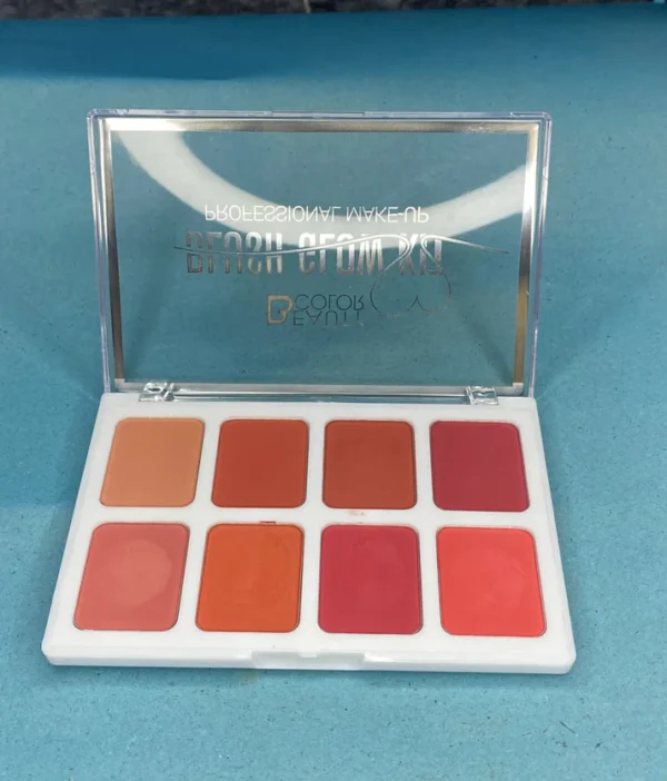 beauty color blush glow kit - 8 vibrant colours palette - Image 4