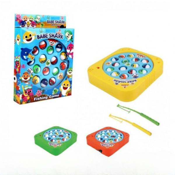 babe shark fishing game fish catching kids play set (random color)