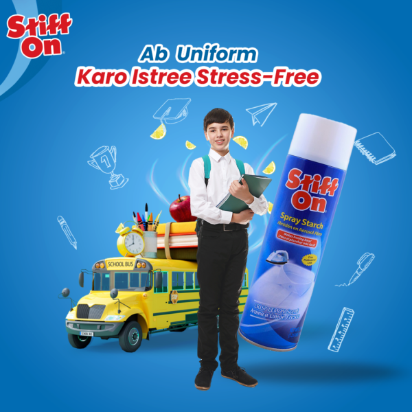 fabric starch spray  stiff on for crisp and fresh clothes - 567gram - Image 11