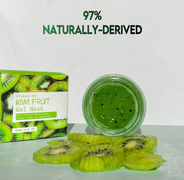 kiwi gel mask iq organic solution face mask (nw000320)