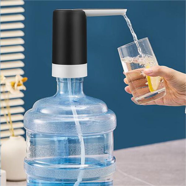 drinking water bottle pump automatic drinking water pump mini portable household water dispenser usb one click drinking water - Image 6