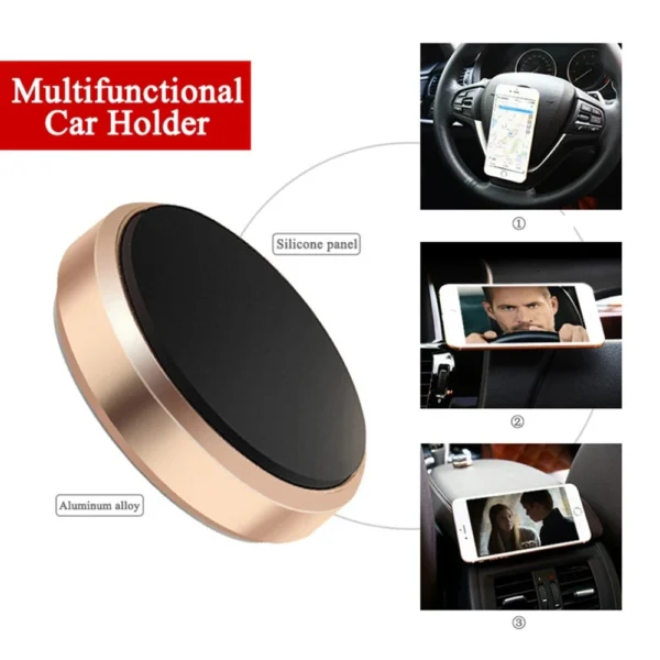 magnetic mount holder for car, home, office | car mount magnet cell phone, key, bag,coin, notes holder  (random color) - Image 4