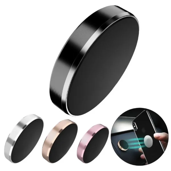 magnetic mount holder for car, home, office | car mount magnet cell phone, key, bag,coin, notes holder  (random color)
