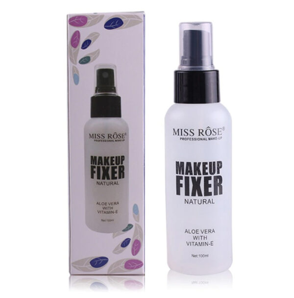 makeup fixer - fixer spray - spray with natural aloe vera with vitamin e - professional makeup fixer - makeup fixer