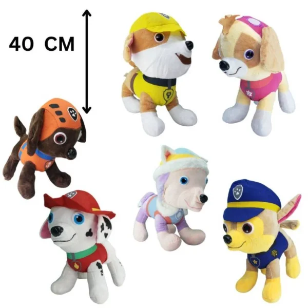 paw patrol dog soft doll | dog stuffed animal cartoon characters soft plush toy - 40cm (random doll)