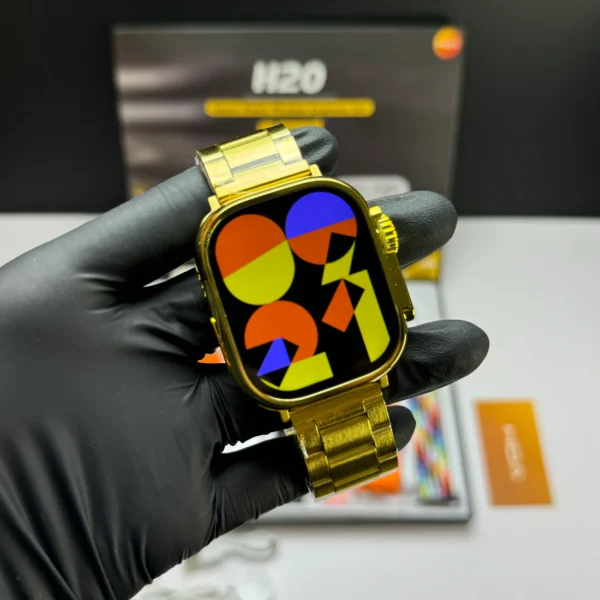 long battery h20 ultra smartwatch 10 in 1 + free airpods - Image 3