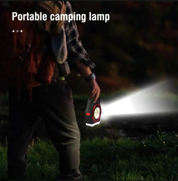hurry - bolt multifunctional solar outdoor emergency light 20 watt (hb6678c) - Image 4