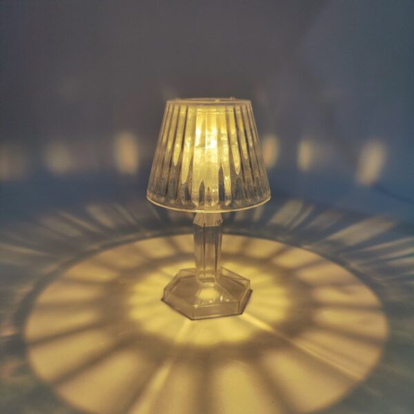 led night light crystal diamond table lamp