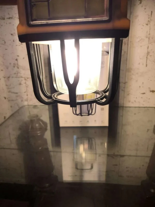 hellocloud multifunctional camping light dual bright & warm modes solar & usb rechargeable lantern with power bank(hc-7677a) - Image 10