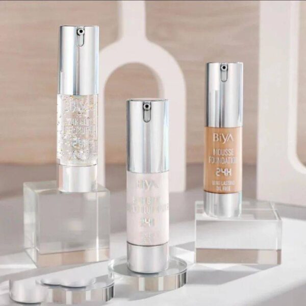 3in1 biya 24k gold gel primer foundation highlighter set | best quality foundation highlighter - Image 5