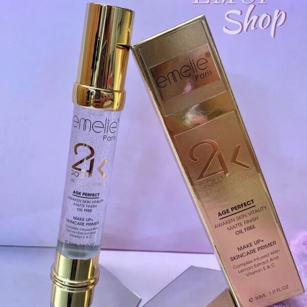 emelie paris 24k gold age perfect makeup+skincare primer (30ml) - Image 4