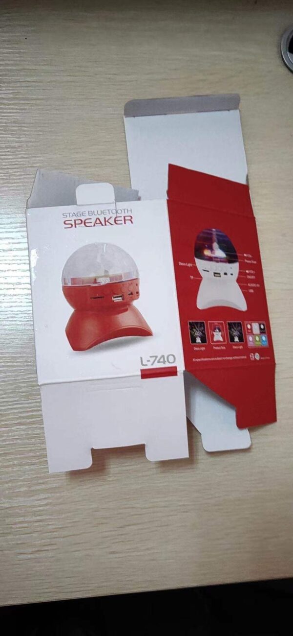 colorful lights bluetooth speaker projection lamp small speaker large volume dynamic night light - Image 3