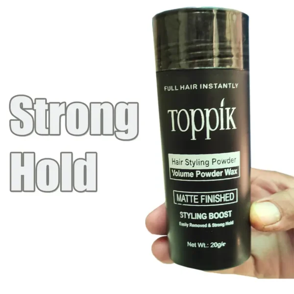 toppik hair stylish powder /toppik hair styling powder volume powder wax matte finished styling boost (20 gram)