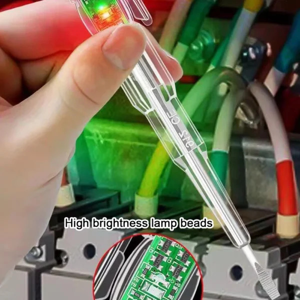 led tester voltmeter power detector electrical screwdriver indicator without box - Image 3