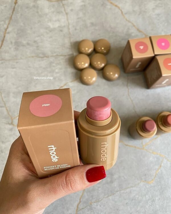 6 colors rhode pocket blush | makeup beauty cosmetics long lasting & moisturizing pocket blush - Image 7